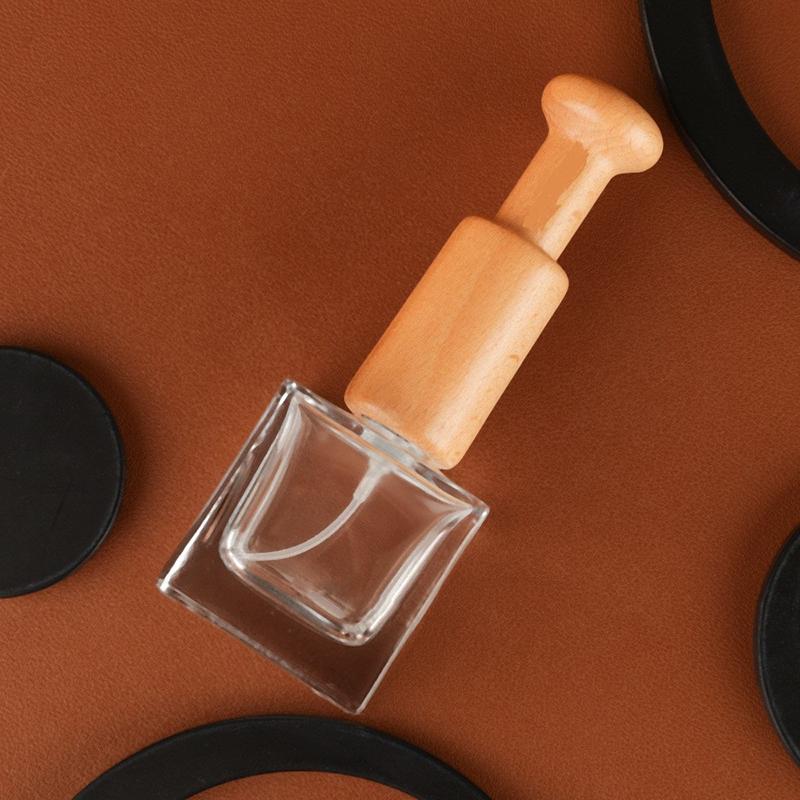 Stroj na krimpování lahviček na parfémy pro 15mm lahvičky s rozprašovačem, pohodlné ruční uzavírání nástrojů s bambusovým uzávěrem, přenosný nástroj