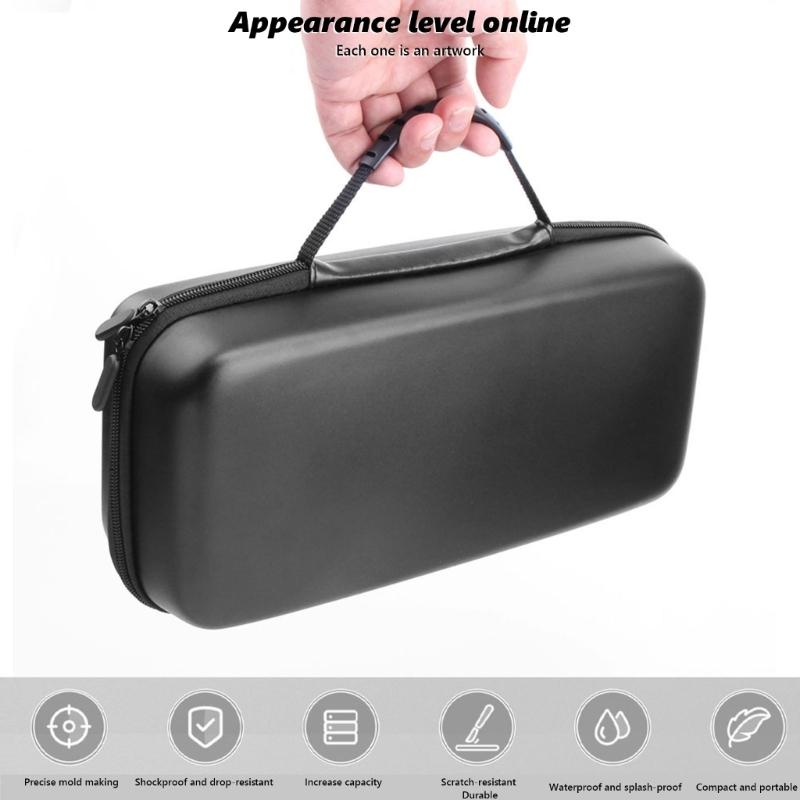 Flexible Silicone Protective Cover With AntiScratch Tempered Glass Film Portable Carrying Case For Video Game Consoles