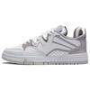 New LiNing Wave Pro Anti Slip Wear Resistant Low Top Skateboard Shoes Mist White Silver Fish Gray AECT025-2