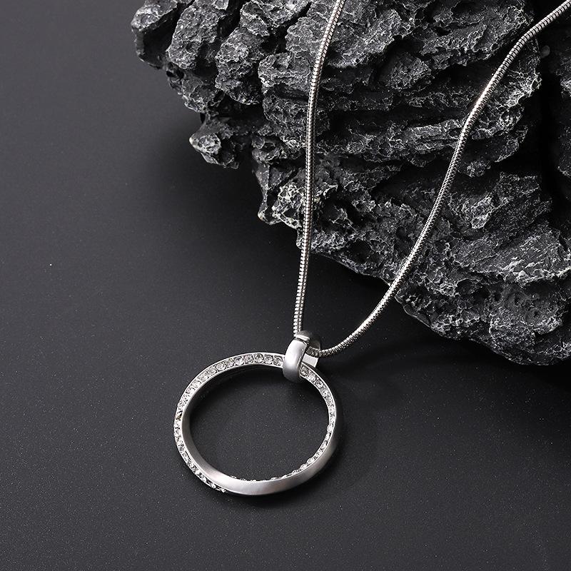 Sweater Necklace Women S Long Necklace Premium Sweater Chain Popular Metal Jewelry