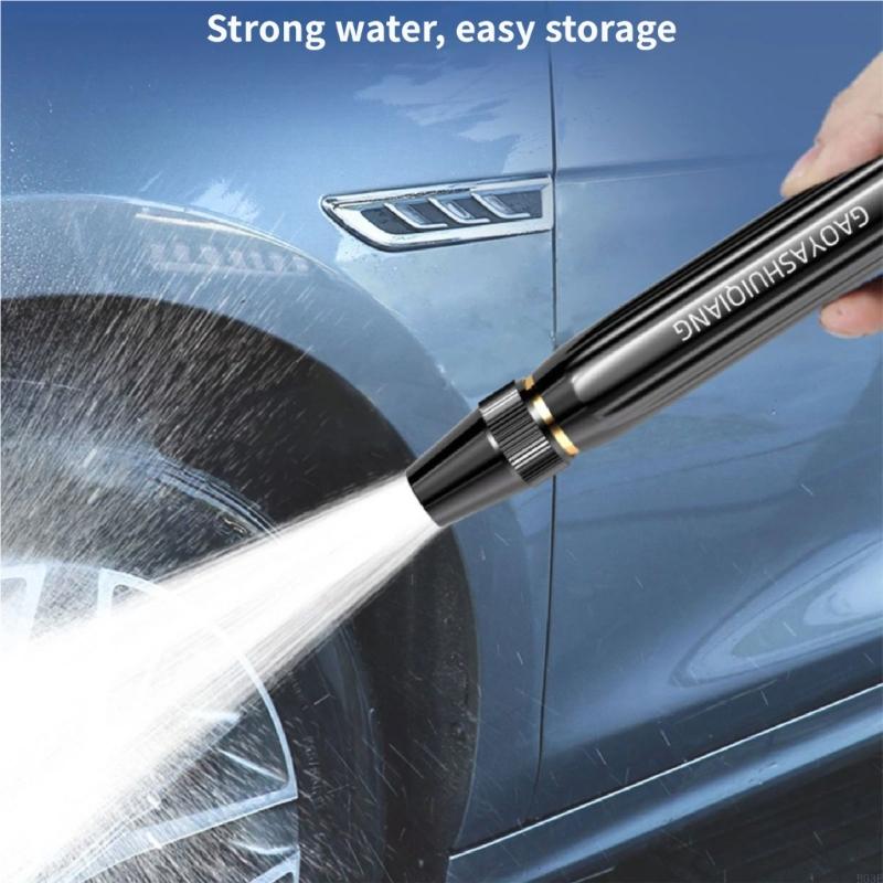 Ergonomic Extendable Garden Hose Nozzle With Comfortable Grip Perfect For Elderly Women Users Outdoor Cleaning Needs B03E