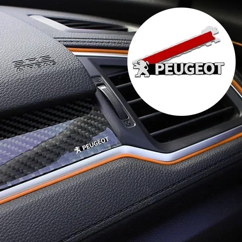 Naklejka Samochodowa Nowy Dźwięk Samochodu Dekoracja 3D Aluminiowa Odznaka Emblemat Naklejka Dla Peugeot 206 307 308 3008 207 208 407 508 2008 5008 107 2