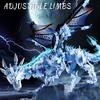 Creative Mythical Dragon Building Blocks Set Ice Dragon Flying Dragon 3D Model Kit DIY Assembly Bricks Kids Gift