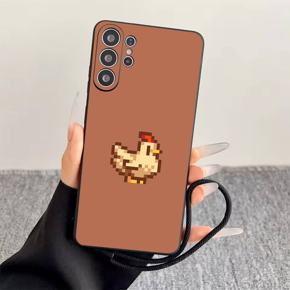 S-Stardew Valley Phone Case For Samsung S25,S24,S21,S22,S23,S30,Ultra,S20,Plus,Fe,Lite,Note,10,Black Cover