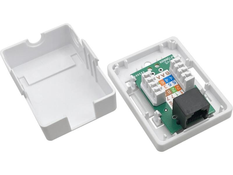 Surface-mounted socket UTP cat.5e 1xRJ45 ALANTEC