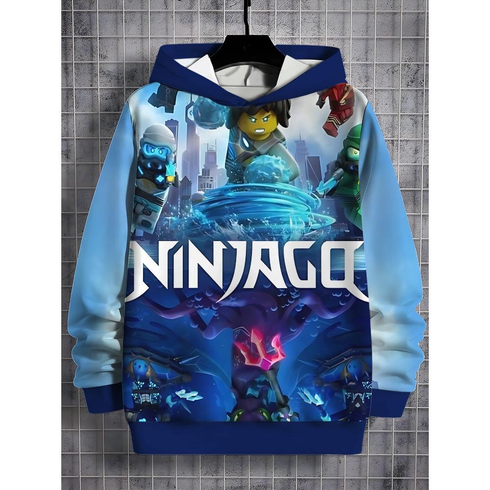 3D Print Cartoon Game All Seasons N-ninjagos Children Casual Sweatshirt Cool Pullover Tops Unisex Clothes Boy Girl Hoodies