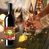 Christmas Wine Bottle Sticker DIY Self-Adhesive Stickers Easy To Use 12x10cm