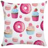 Cake Candy Throw Pillow Cover With Short Plush Print For Living Room Sofa Decoration Cushion Cover Pillow Covers Decorative