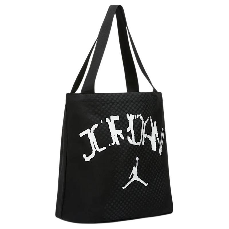 Jordan Cotton Tote Bag Shopping Bag Shoulder Bags Unisex Black IF3759-010