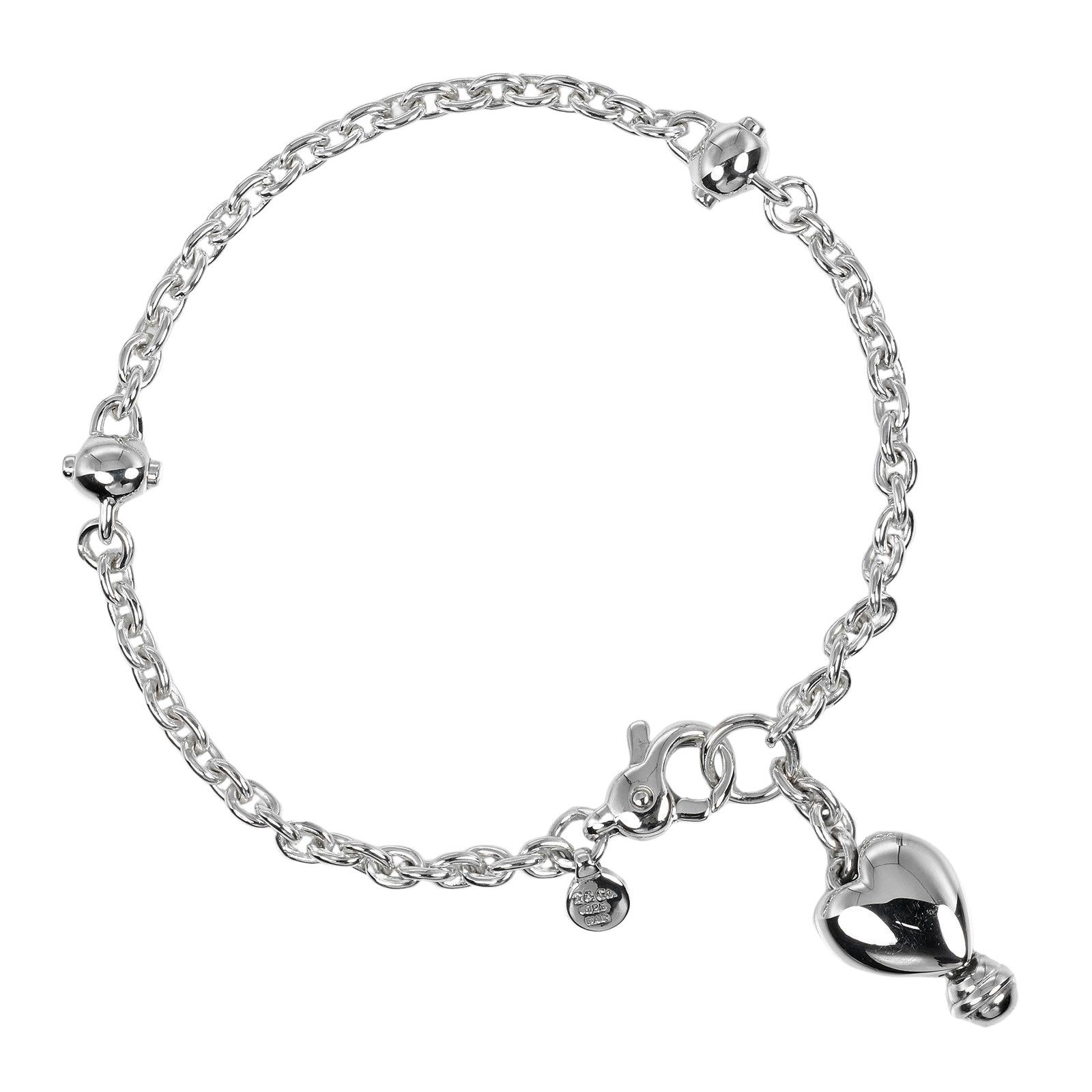 

TIFFANY&Co. Heart vintage Bracelet vintage Silver925 11.9g Women Used