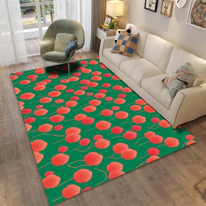 Flower Pattern Floor Mats Door Decoration Home Living Room Floor Mats
