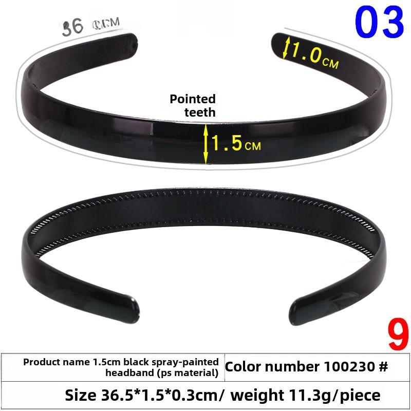 Highly Recommended Handmade Black Twisted Headband for Women - Perfect for DIY and Mother's Day.