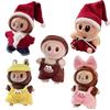 Plush Christmas Clothes Suspender Trousers Clothing Ornament No Dolls