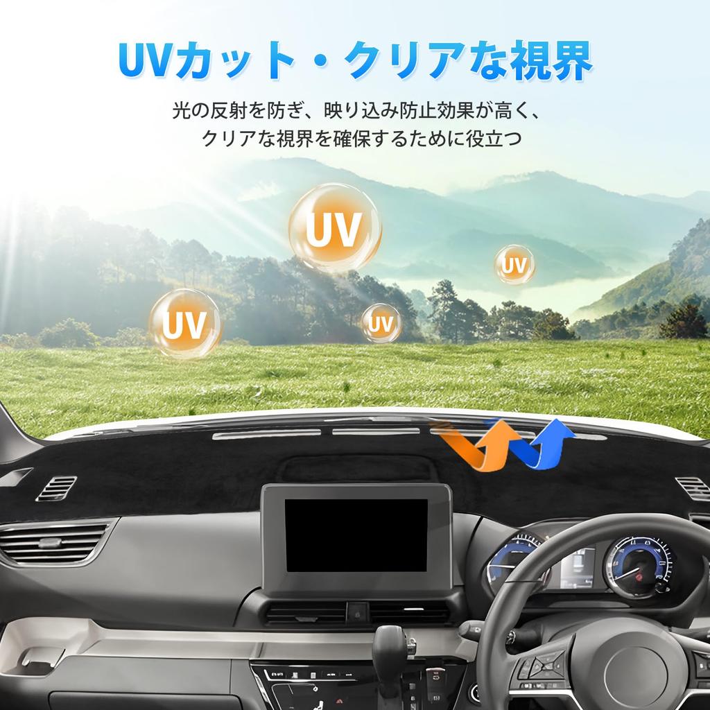 Auto Spec Mata 3D na deskę rozdzielczą dla Mitsubishi New Delica Mini B3 Deska rozdzielcza Formowana 3D Mata przeciwsłoneczna UV Wnętrze Wnętrze Pasuje do modeli bez HUD Delica Mini B3