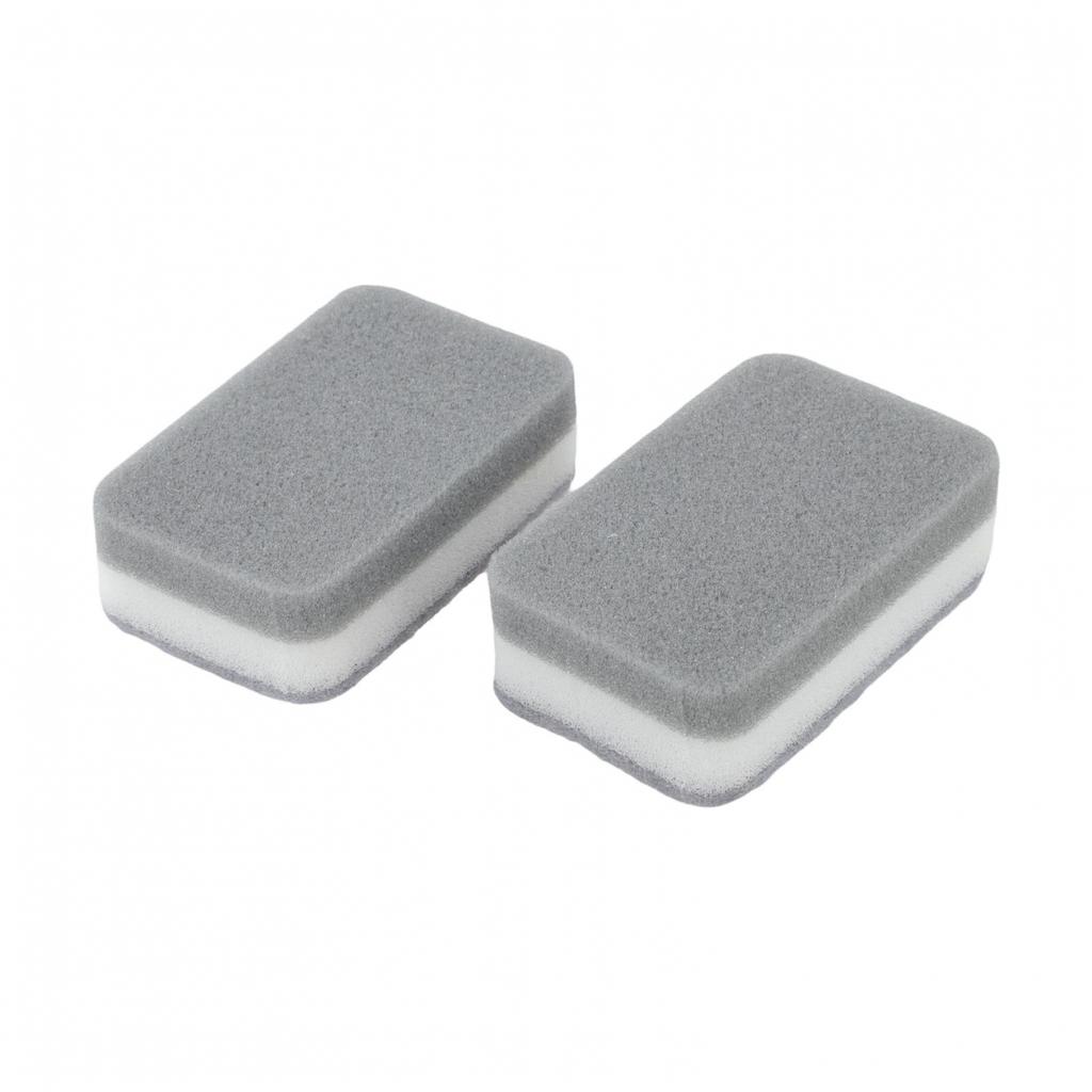 High Density Sponge 11 7 3 5cm Grey White for Easy For Kitchen Cleaning