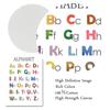 Pädagogisches Leinwandbild, Farben, Alphabet, Zahlen, Jahreszeiten, Monate, Tage, Poster, Kinderzimmer, Wanddekoration, Bild für Babyzimmer
