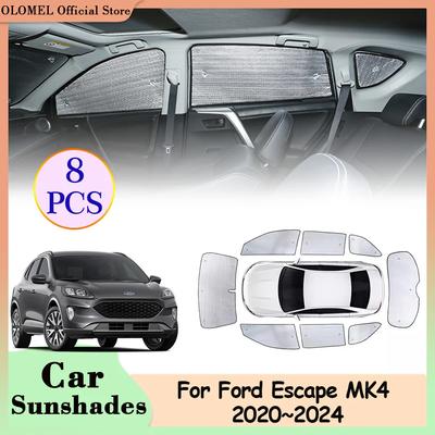 Pentru Ford Escape Kuga MK4 ST-Line 2020 ~ 2024 Umbrele de soare pentru mașină Vizorul geamului lateral din spate acoperire completă Tampoane de parbriz Accesorii pentru perdea