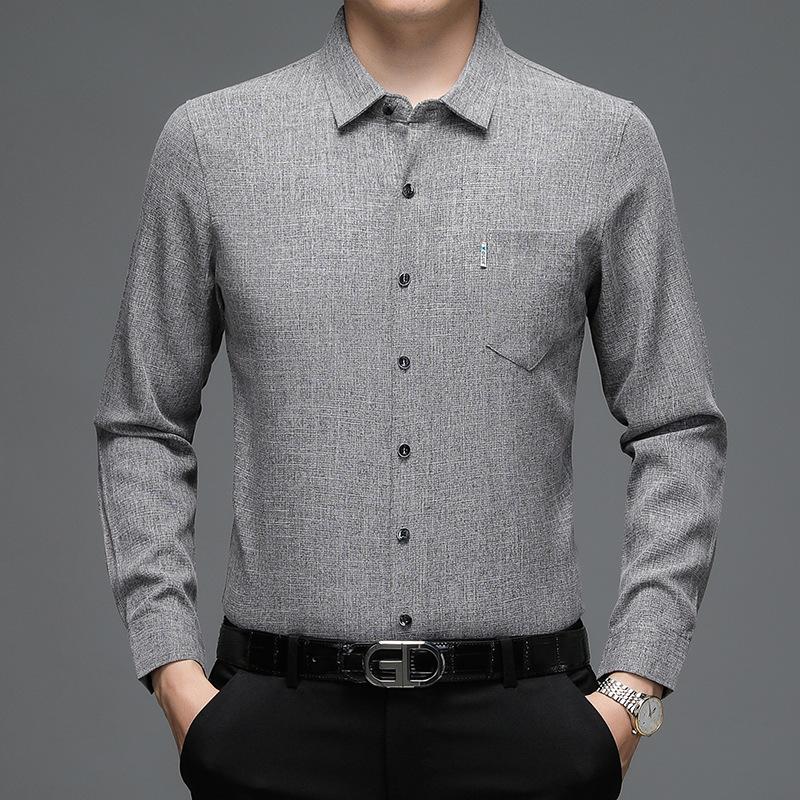 Men's Long Sleeve Shirt Business Casual Men's Shirt