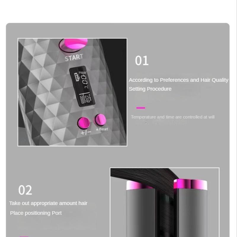 Electric Automatic Hair Curler Wireless Curling Iron Rotating Styling Portable Hairdresser Household Cur