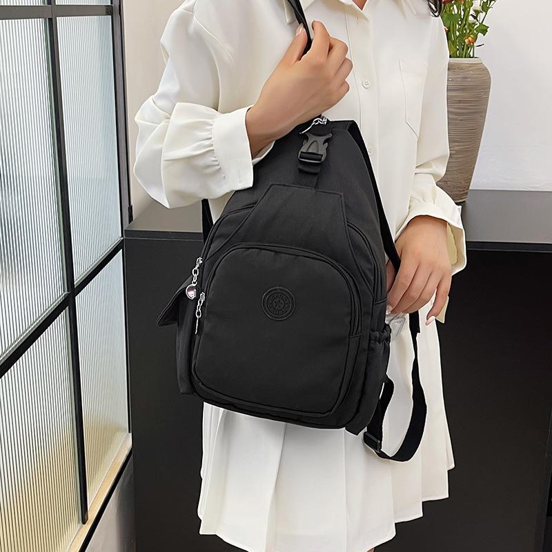 Lightweight Three-purpose Messenger Bag, Simple New Fashion Backpack, Female Harajuku Leisure Trend Student Large-capacity Backpack