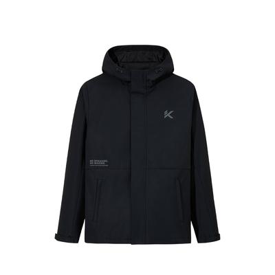 Anta Basketball Series Casual Hooded Zipper Letter Thick Versatile Warm Jacket Men Jackets 152541602N-2