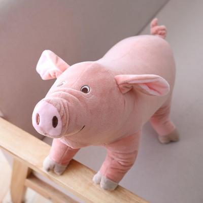Neues 40/50/60CM Plüschspielzeug Cartoon Schwein geformte Puppe Wurfkissen Stofftiere schönes Geschenk für Kinder Erwachsene schönes Dunkelrosa