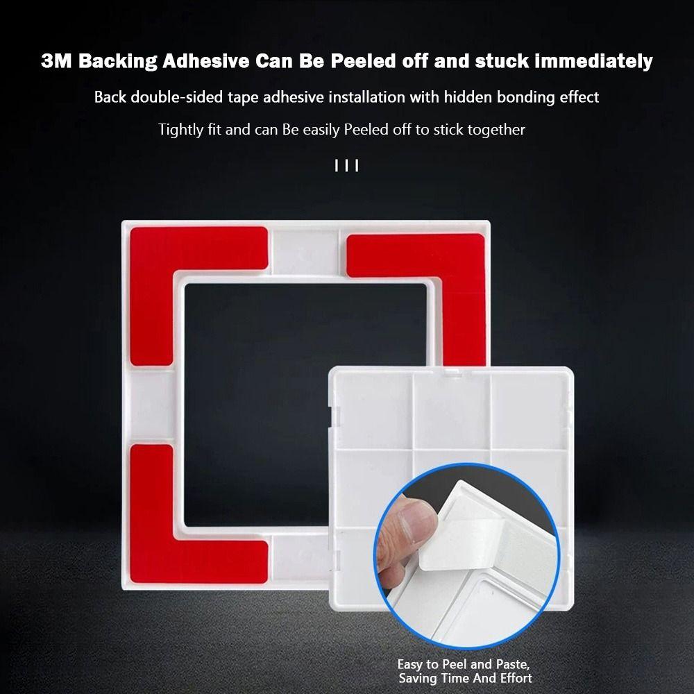 Inspektionsklappe Selbstklebend Zugangspanel Tür Weißer Kunststoff Inspektionsloch Abnehmbar Scharniert Zugangsluke Türen Wand Decke