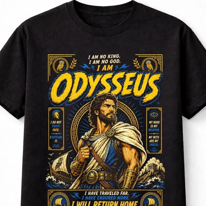Odisseo Eroe Greco Mitologia Itaca Guerra di Troia Leggenda T-Shirt Unisex
