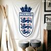 England Fußball Wandteppich Ästhetischer Wandbehang Bedruckter Stoffdecke Dekorative Wandteppiche für Schlafzimmer Wohnzimmer Heimdekoration