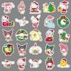 50 Christmas Sanrio Cartoon Stickers: Cute Guka Decorations for Phone Cases & Journals
