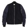 Sandro V5690W Navy Reversible Bomber Jacket Jacket M NavyUsed