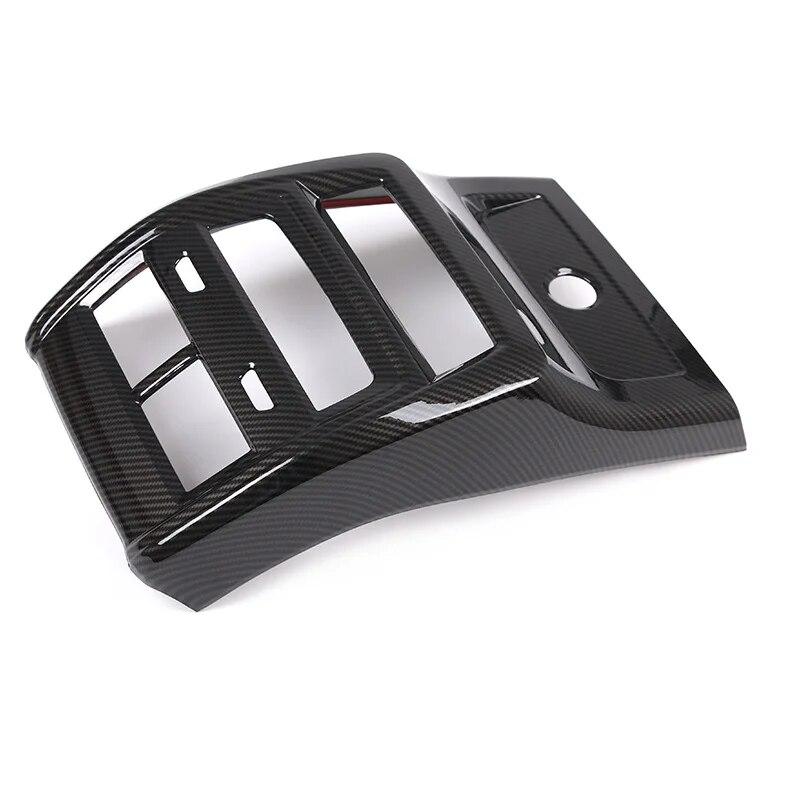 ABS Car Rear Air Conditioner Air Outlet Anti Kick Protection Cover Sticker For BMW X5 X6 X7 G05 G06 G07 -22 Auto Accessories