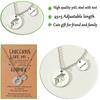 Round Unicorns Pendant Necklace Stainless Steel Clavicle Chain Fashion Choker