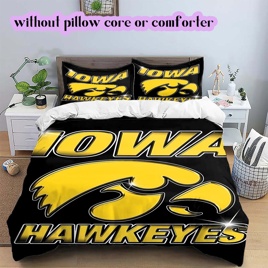 Rugby logoPattern Bedding Quilt Set Quilt Cover Pillowcase Home Decoration Birthday Gift (1 * duvet cover + 2 * pillowcase, without core)