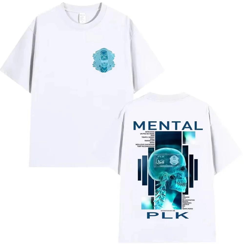 Rapper Unisextal Plk Album 2025 Merch T Shirt Unisexs Gothic Fashion Short Sleeve Tshirts Wounisex Retro Style Oversized Cotton Black