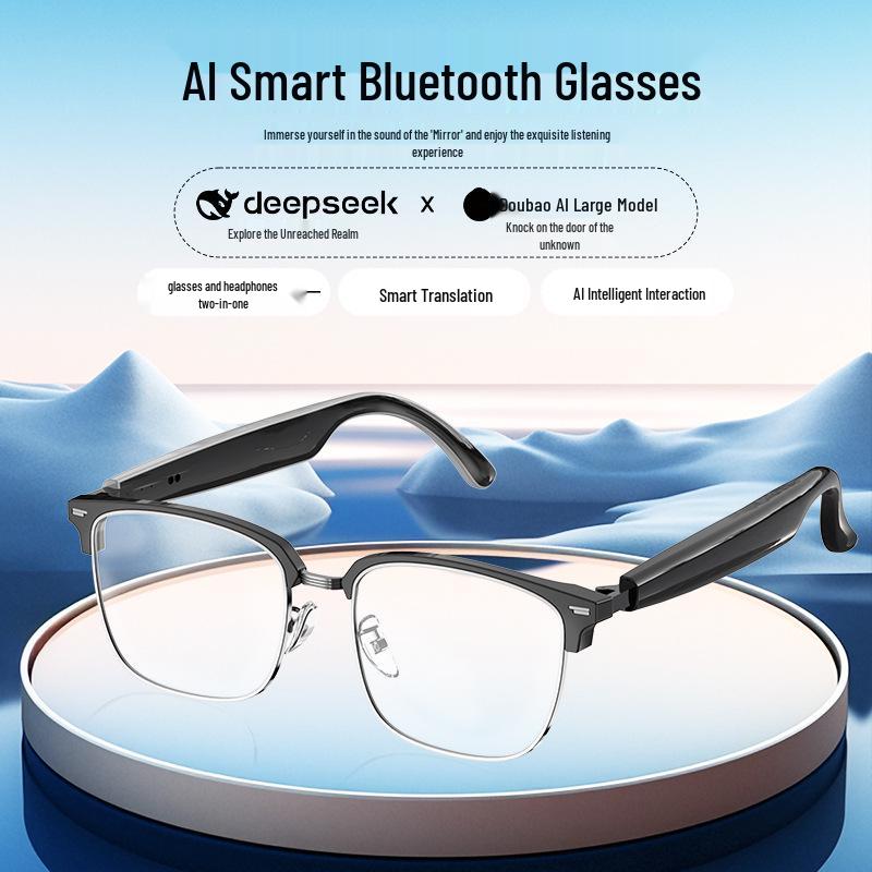 AI Smart Bluetooth Glasses: Wearable Translation and Call Conferencing Accessory