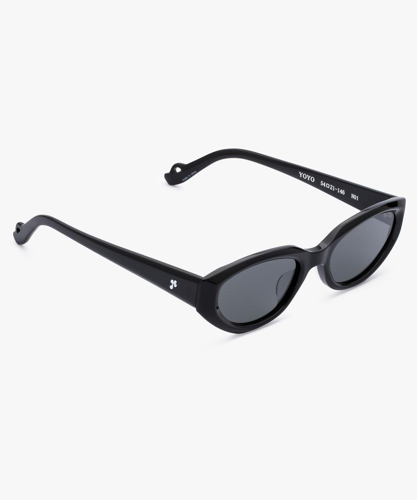 Likkeullou Rc Acetate Yoyo Sunglasses Black