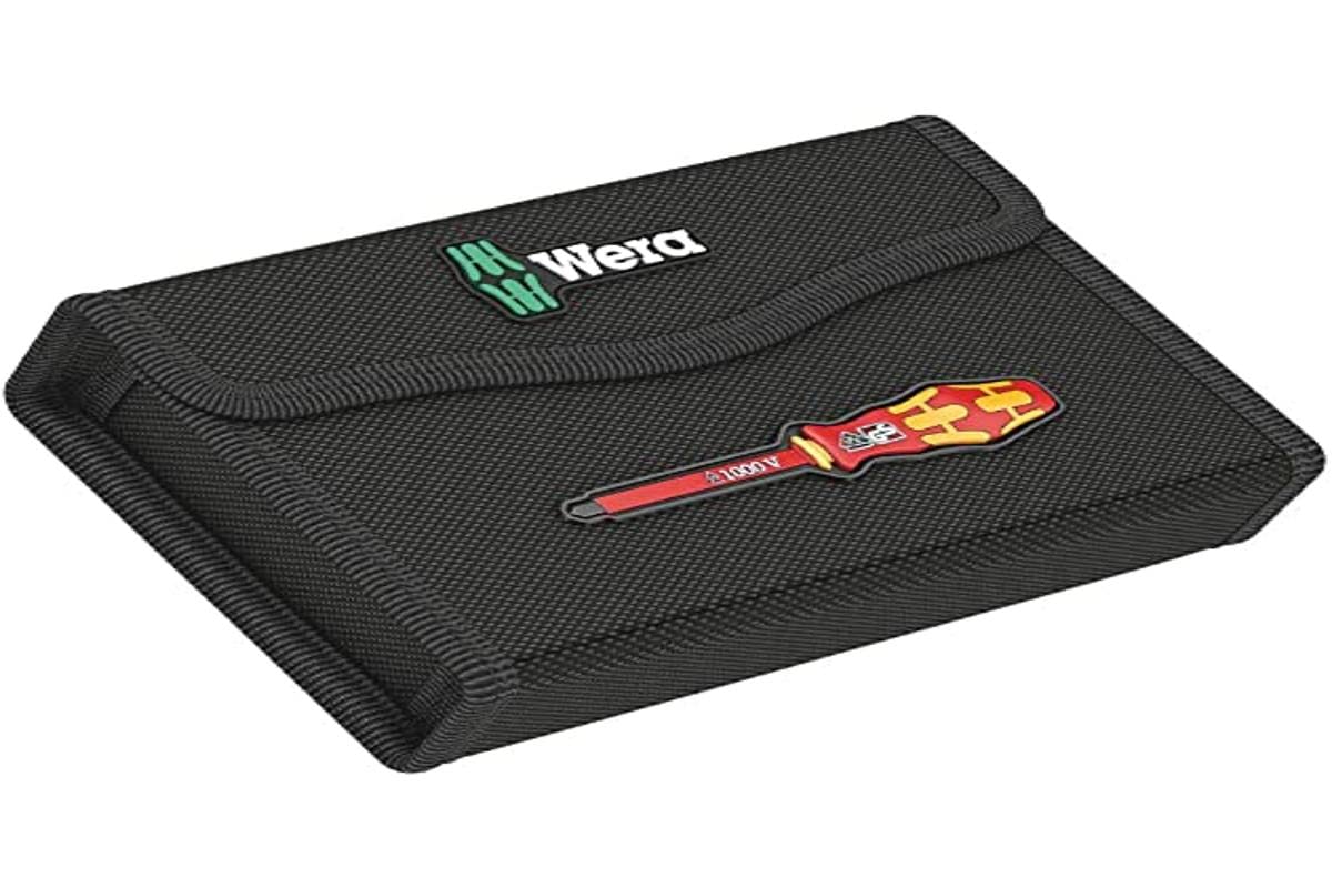 

WERA Kraftform Compact VDE Insulated Storage Case for 17 240 x 148 x 47 136462 Screwdrivers, mm,