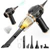 Portable Wireless Car Vacuum Cleaner with Battery Display and High Suction, Handheld Duster & Blower for Household Use