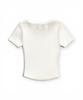 Bonseullipi Bully Square Neck T-Shirt (White)