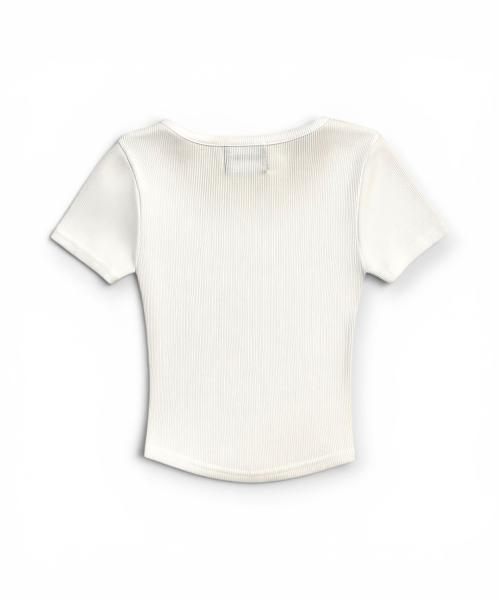 Bonseullipi Bully Square Neck T-Shirt (White)