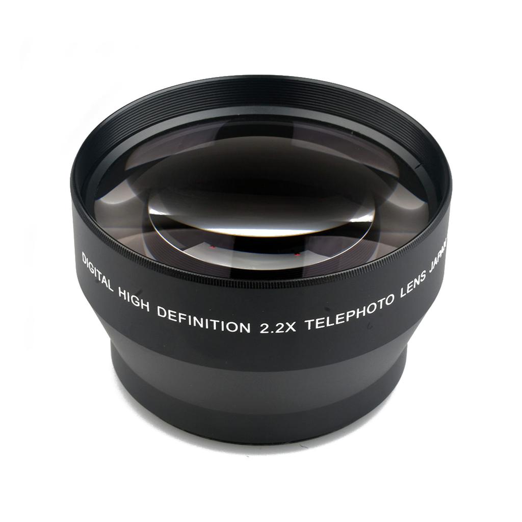 67mm Professional Teleconverter Lens with Lens Cap & Storaeg Bag 2.2x Multi-layer Coated for Microcosmic Photography