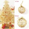 Hot Sale Brand New Christmas 6PCS Party Tree Baubles Decoration Gold Ball