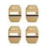 4pcs Car Buckle Door Lock Cover For MB Mercedes Benz AMG W203 W204 E300 GLE W168 W169 W176 W177 W205 W212 W213 styling PQRST1
