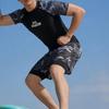 Men's & Boys' Quick-Dry Swimsuit Set: Anti-Embarrassment Swim Top & Shorts for Hot Springs