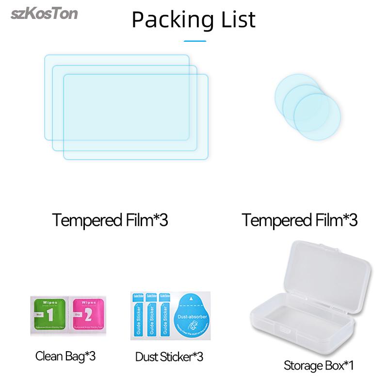 9H Tempered Glass Film for Insta 360 Go Ultra Screen Protector Anti-Scratch Film for Insta360 Go Ultra Sports Camera Accessories