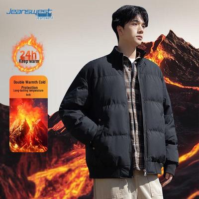 Jeanswest Men's Winter Padded Stand Collar Jacket