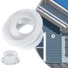6 collu apaļa gaisa ventilācijas atvere, regulējama grozāma lodveida strūklas gaisa difuzors, ventilācijas atvere, ventilācijas caurule, žalūzija, piestiprināta pie sienas griestiem