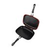Grilovací pánev smažící oboustranná přenosná rukojeť proti popálení kuchyňské potřeby grilovací hrnec 32cm/12.6in