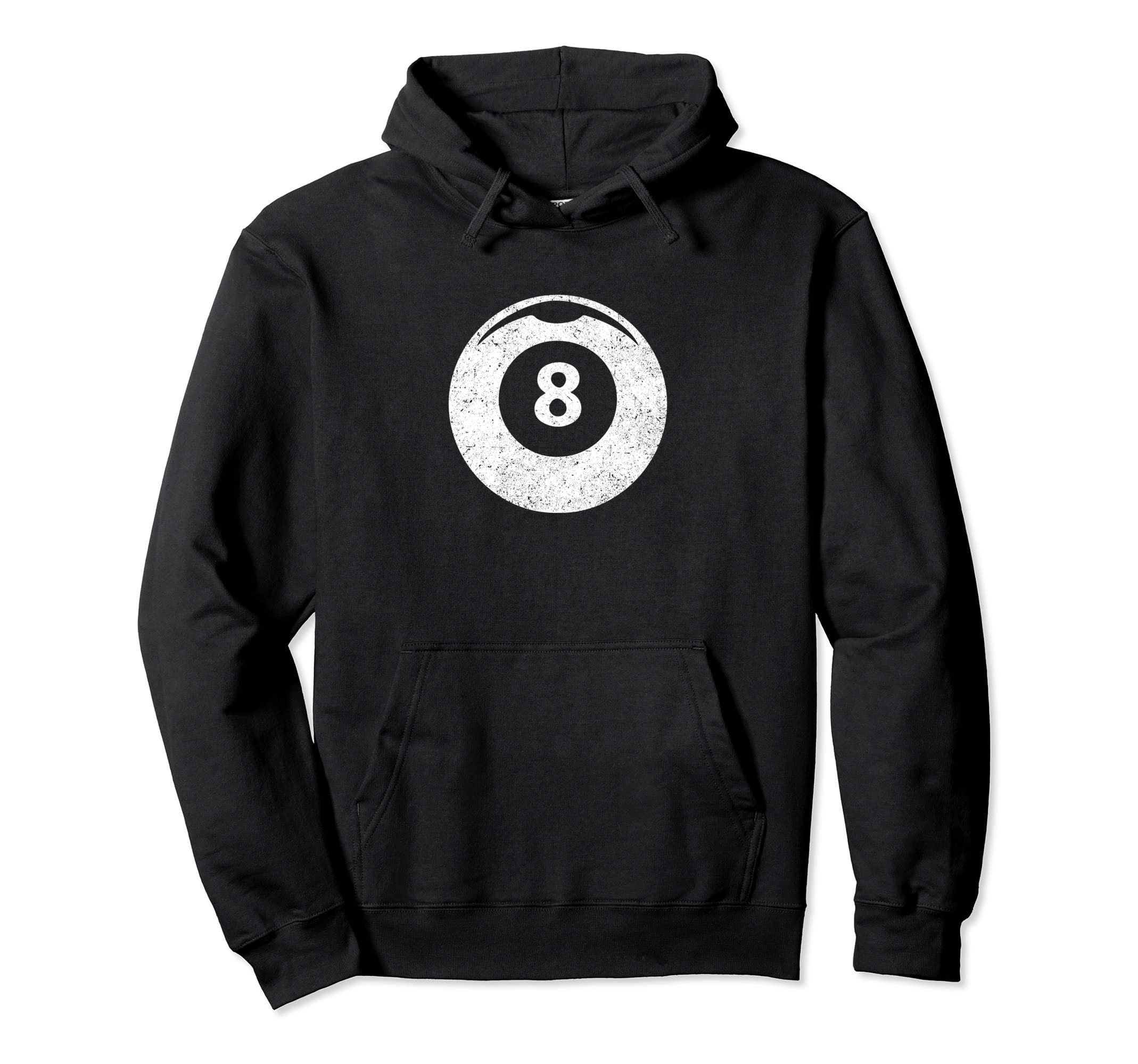 

Retro Graphic Pool Billiard Snooker Billiard Cue 8 Ball Chalk Hoodie чёрный